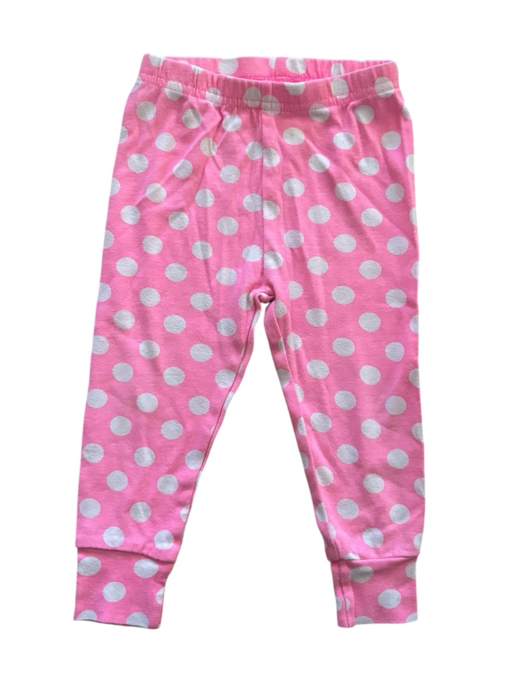 10/$15 Carter's Pink and White Polka Dot Pajama Bottoms